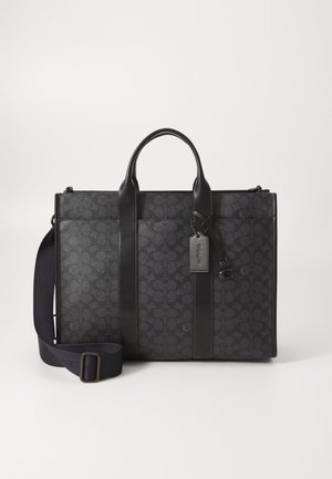 WESLEY TOTE IN SIGNATURE - Cabas - charcoal