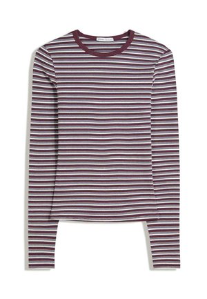 Bershka Langærmet T-shirt - dark red