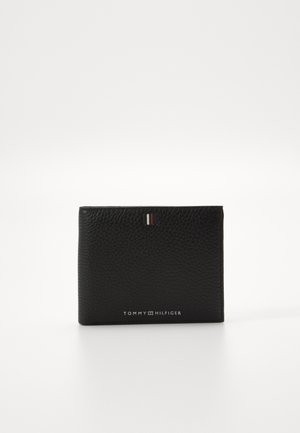 CENTRAL FLAP AND COIN - Lompakko - black