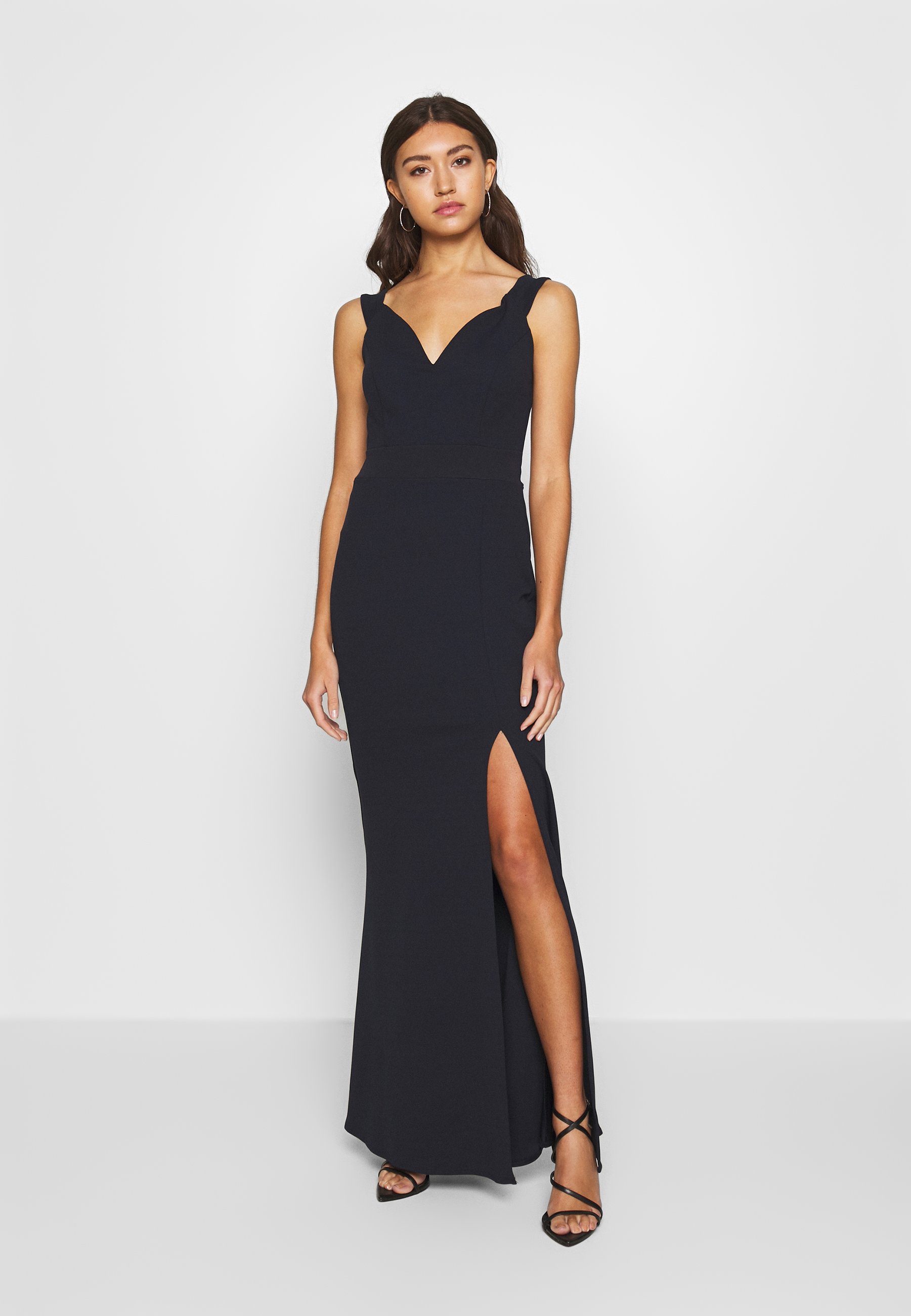 WAL G. - BARDOT MAXI DRESS - Ballkjole - navy blue