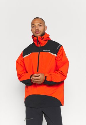 STOWAWAY ANORAK - Hardshelljacka - super nova black/celsian beige