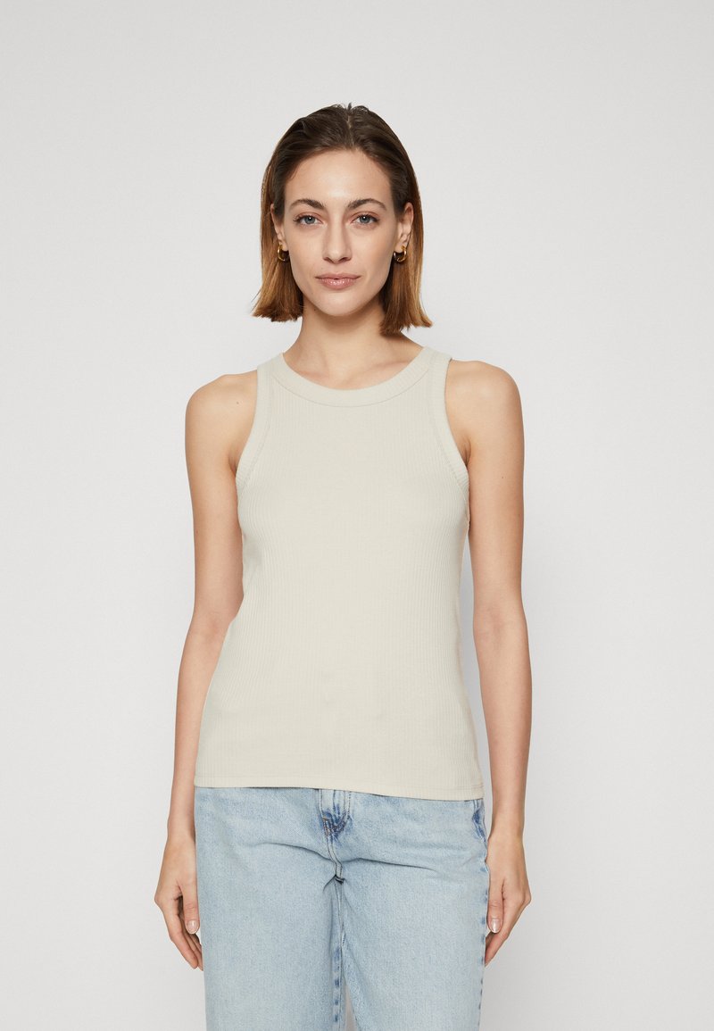 GAP HIGH NECK TANK - Topper - beige