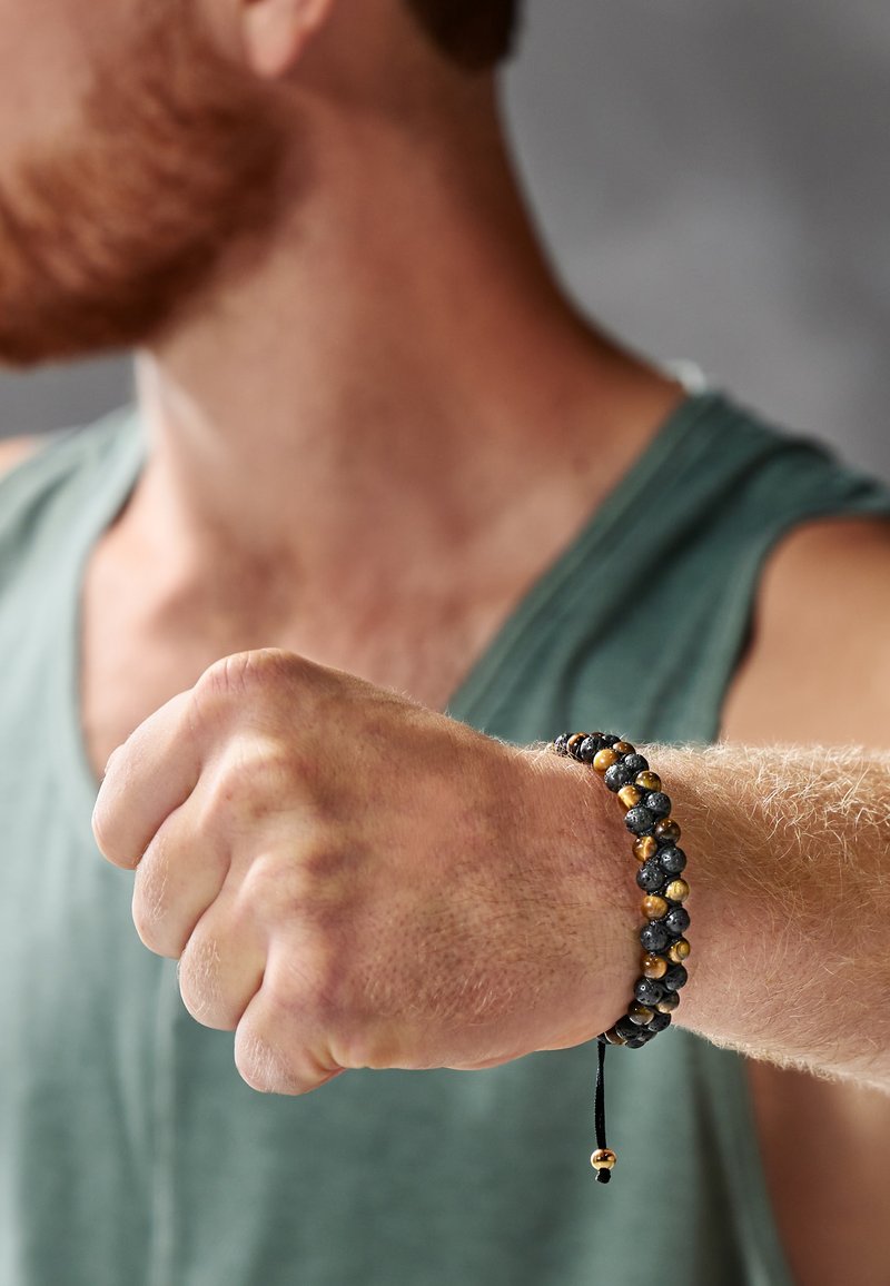 ARKAI SANATIO - Armbånd - brown  black