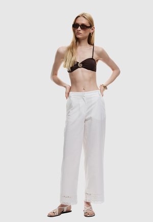 WIDE  - Broek - white