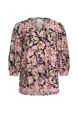 Kaffe Curve, KCSARINA - Blouse - pink flower print