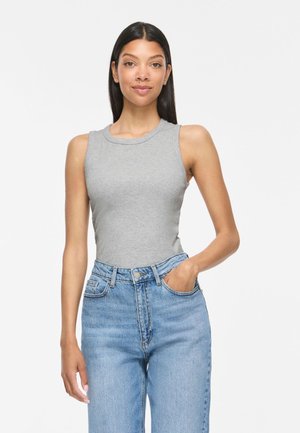 VILA VISOLA S/L TANK TOP - NOOS - Débardeur - light grey melange