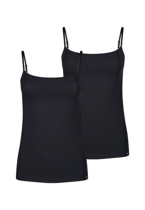 ESSENTIALS 2-PACK - Tílko - black