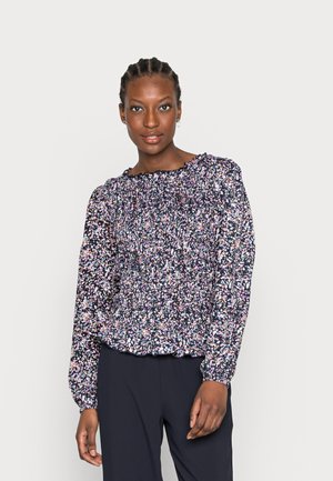 KALAPILO BLOUSE - Blusa - blue/lilac petit fleur