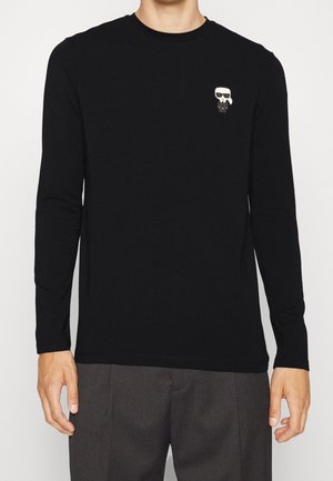 Top s dlouhým rukávem - black