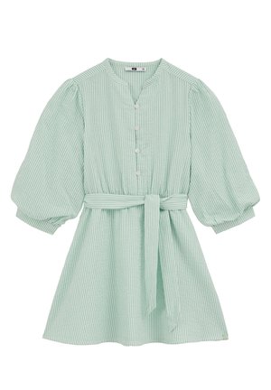 Rochie tip cămașă - sea green