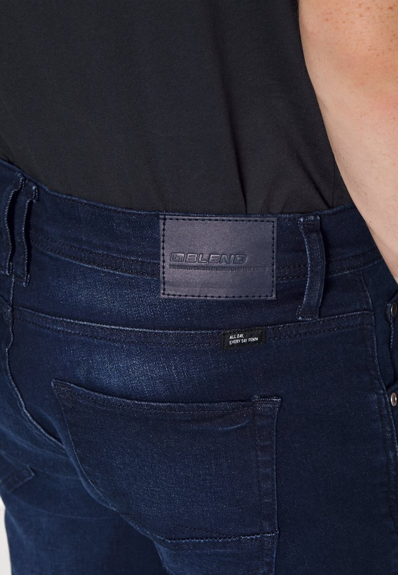 JACOB COHËN - Jeans bleu marine en velours côtelé