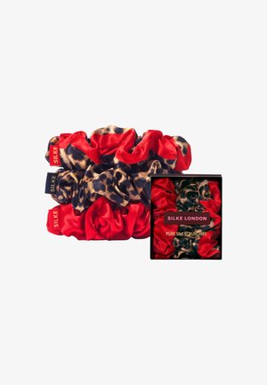 SILKE HAIR SCRUNCHIES  - Accessoires cheveux - leopard red