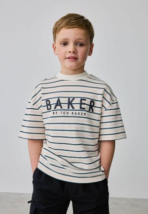 Baker by Ted Baker, REGULAR FIT - TEXTURED T-SHIRT . - Print T-shirt - stone