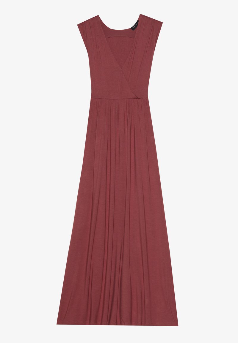 strapless open back dress Manoor Red Organic Cotton Dress L main image 0
