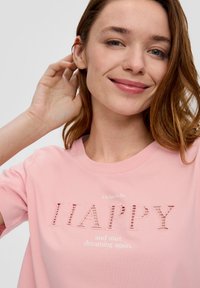 s.Oliver T-shirt print - pfirsich