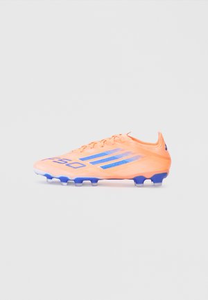 F50 PRO - Jalkapallokengät kiinteälle alustalle - beam orange/lucid blue/white