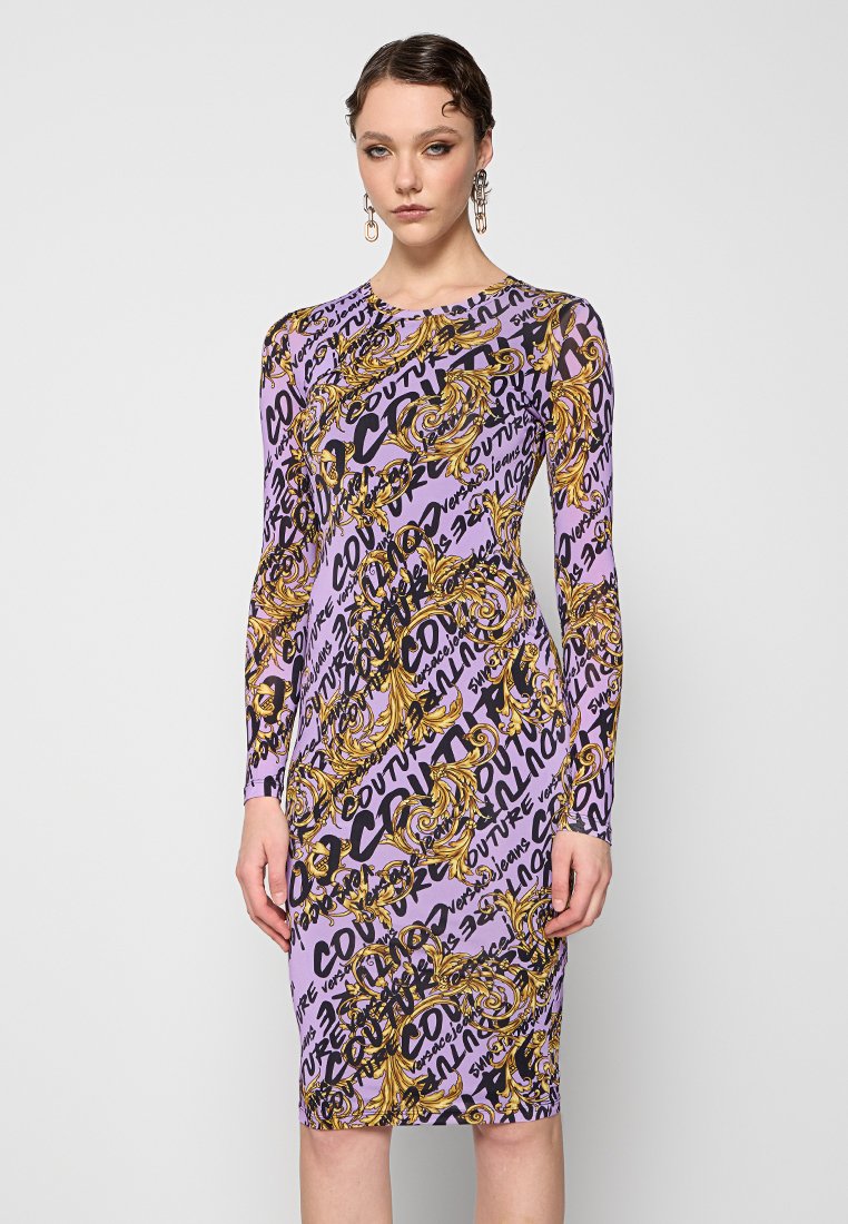 Versace Jeans Couture Jurk paars Versace Jeans Couture Jurk paars