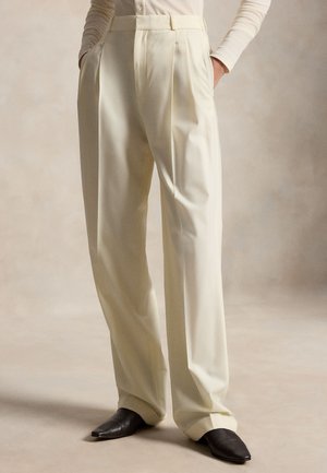 WOOL-BLEND BACALL PANT - Broek - cream