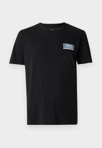 PRINTED - Potiskana majica - almost black