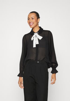 ONLY ONLGERRY - Πουκαμίσα με κουμπιά - black/white