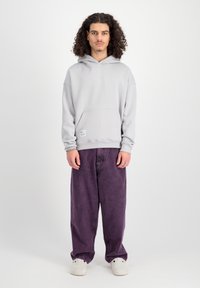 Alpha Industries LOGO  - Felpa con cappuccio - pastel grey