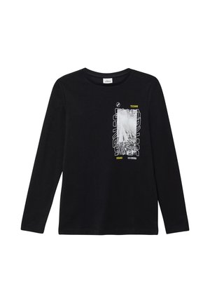 T-shirt à manches longues - schwarz