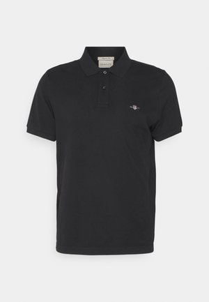 GANT SLIM SHIELD - Polo - black