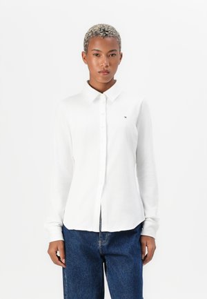 SLIM BUTTON DOWN - Button-down blouse - ecru