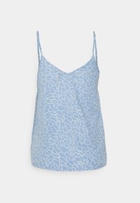 Pieces Petite PCNYA SLIP  - Top - placid blue/white