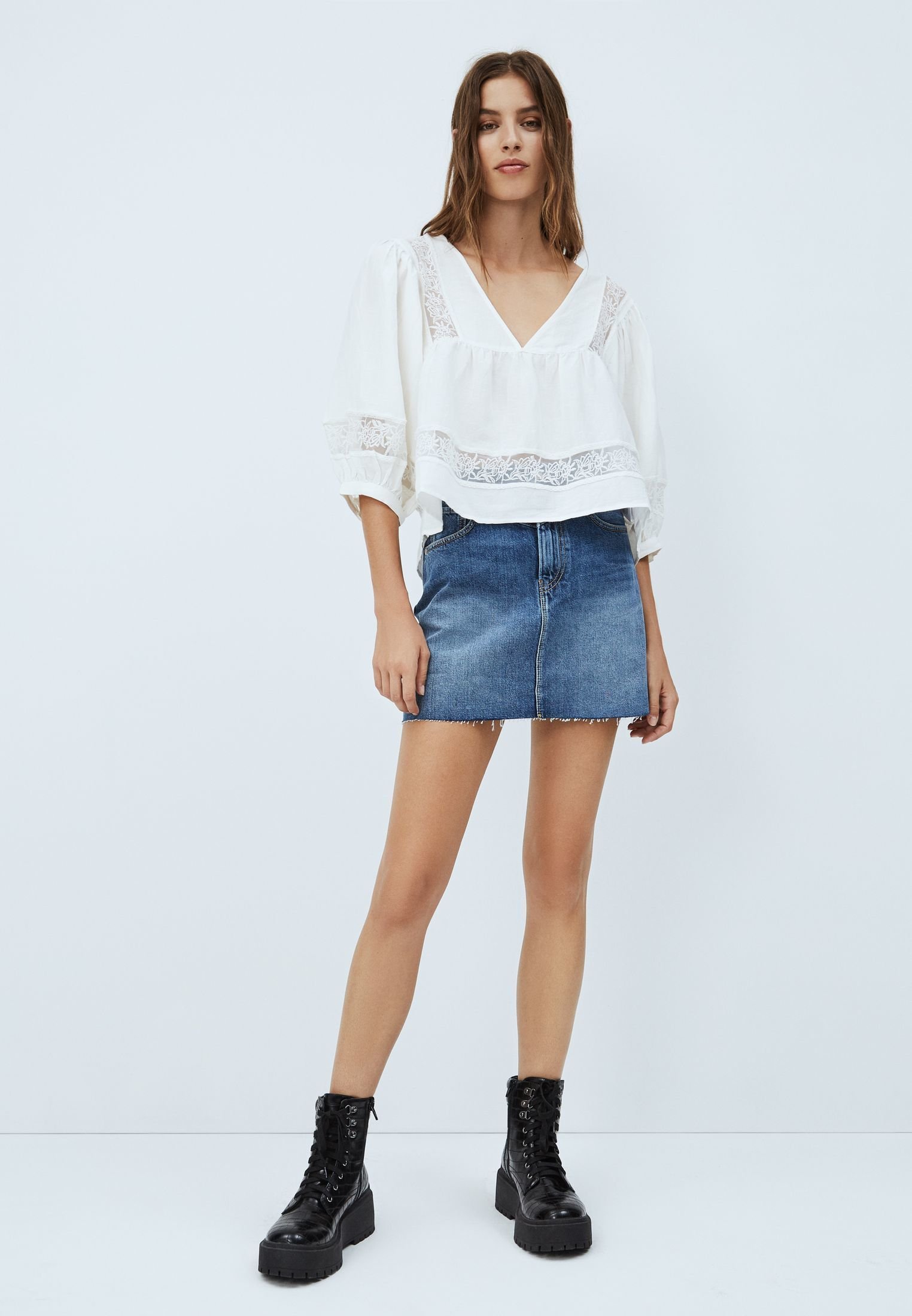 Pepe Jeans SOPHIE - Bluse - mousse/offwhite - Zalando.at