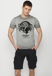Koroshi SHORT SLEEVE - Potiskana majica - gris grey
