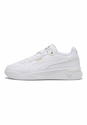 Puma, COURT BAE SNEAKERS - Sneakers - white- white- gold