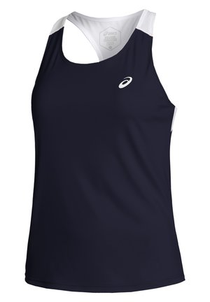 ASICS WOMEN COURT TANK - Top - dunkelblau weiss