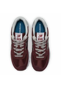New Balance 574  - Trainers - burgundy white