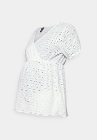 VMMULRIKKE BRODERIE ANGLAIS - Bluza - snow white