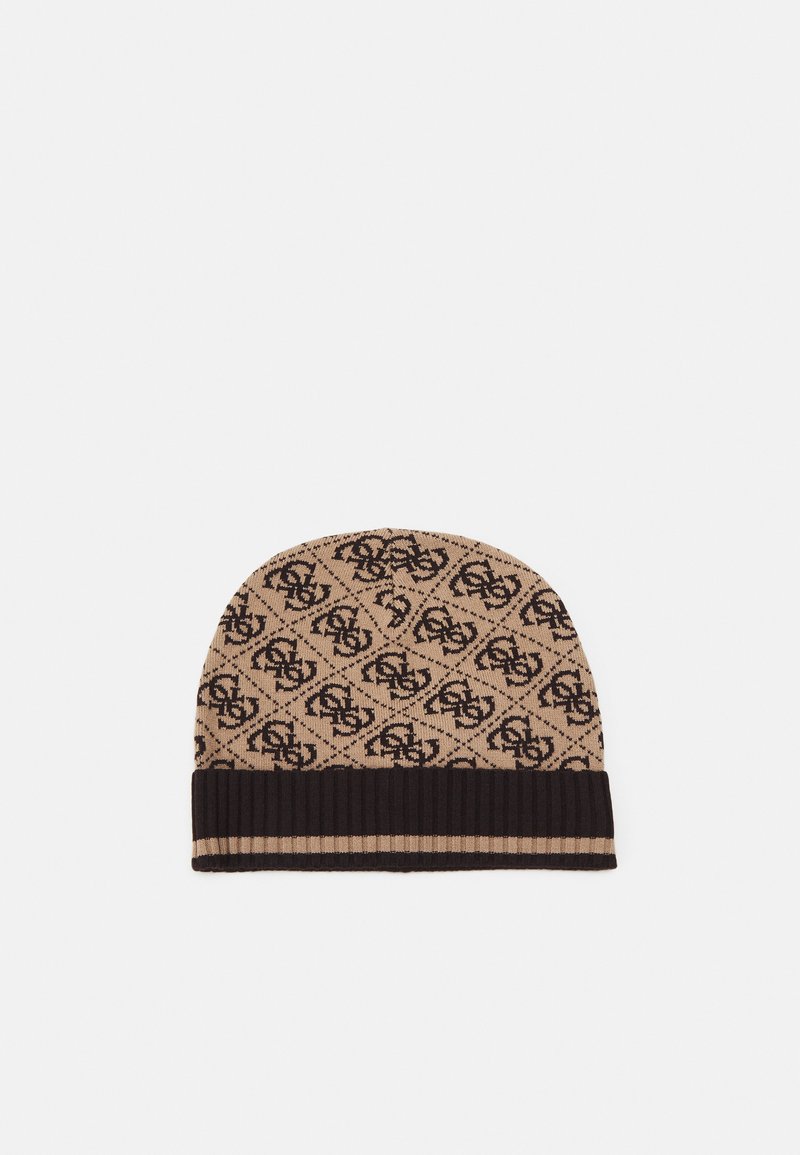 Guess VEZZOLA BEANIE UNISEX - Gorro - beige/brown