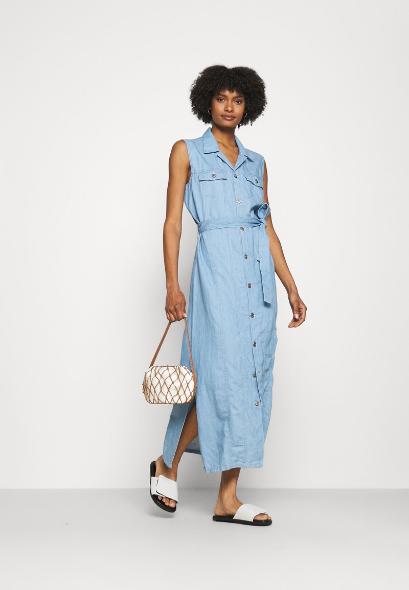 Damen Bekleidung | 7 for all mankind LORI DRESS ANGELINO Blusenkleid light blue/hellblau - OB89565 Damen Bekleidung | 7 for all mankind LORI DRESS ANGELINO Blusenkleid light blue/hellblau - OB89565