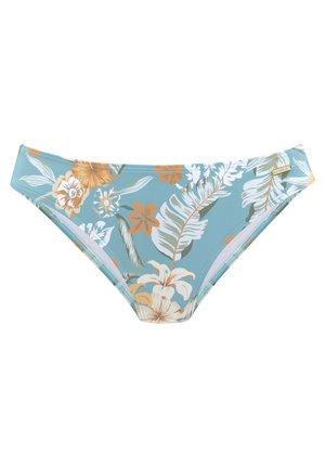 Bikini-Hose - aquablau bedruckt