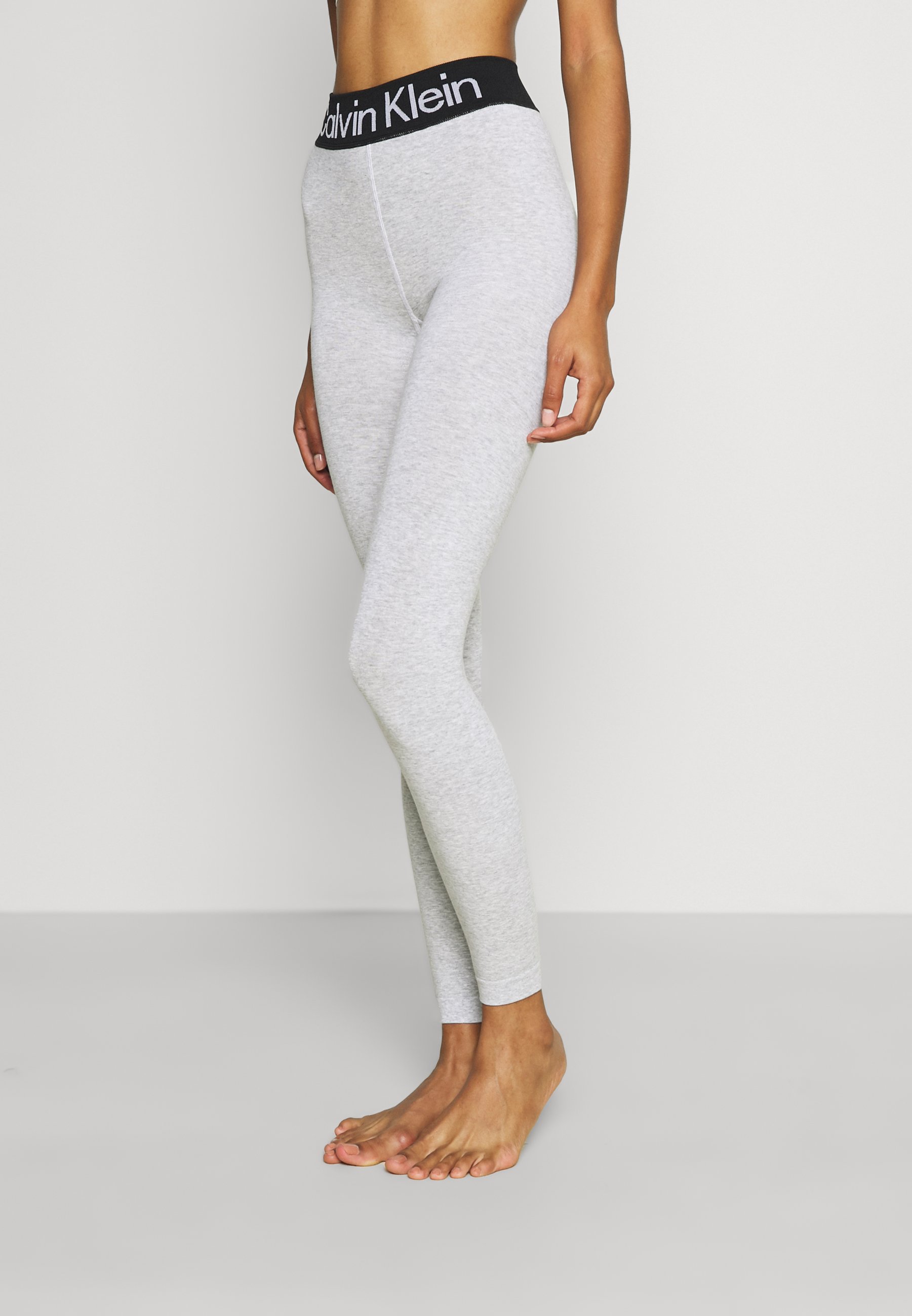 Calvin Klein Underwear Leggings - Trousers - light beige melange/light pink  - Zalando.de