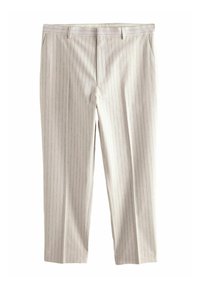 Next - REGULAR FIT STRIPED  - Suit trousers - neutral Thumbnail Image 1