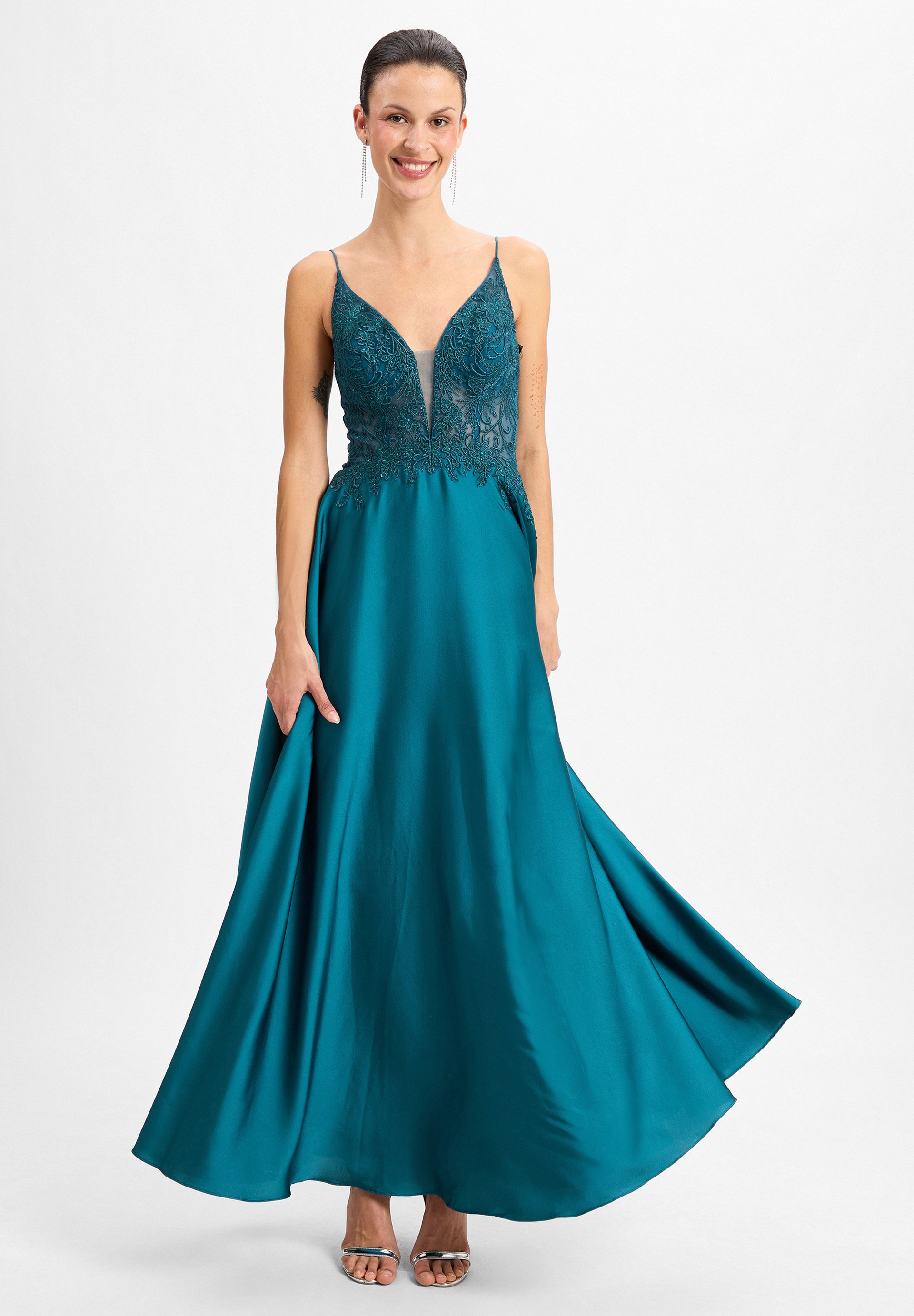 Laona LAONA Robe de cocktail petrol/bleu pétrole ZALANDO