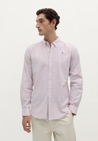 Cămașă - dark pink stripes