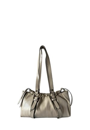 RUCHED SHOULDER - Handbag - beige