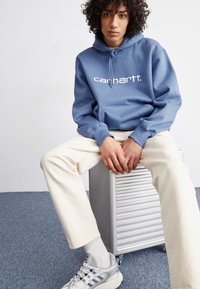 Carhartt WIP HOODED - Felpa con cappuccio - sorrent/white