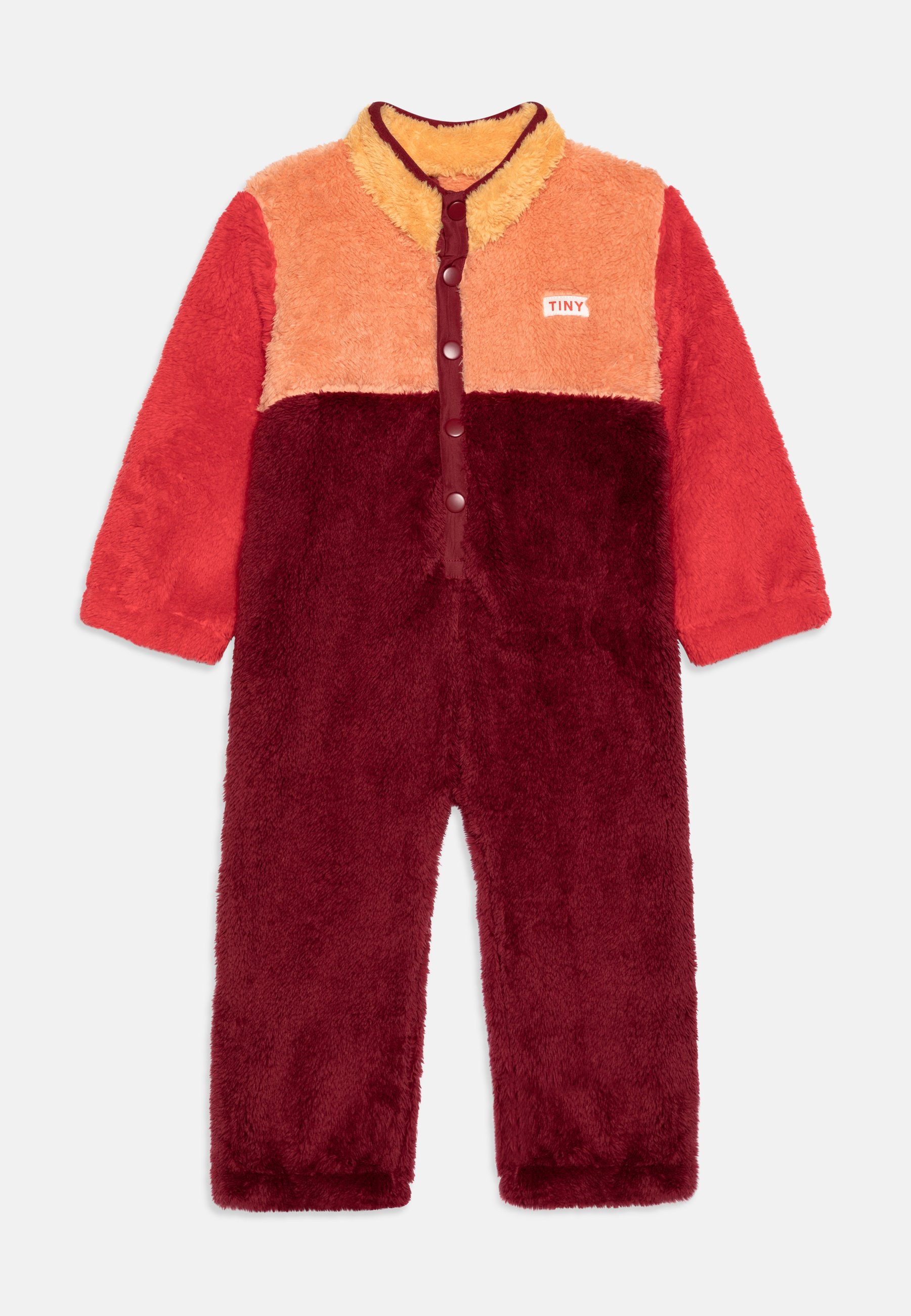 TINYCOTTONS POLAR ONEPIECE UNISEX - Jumpsuit - deep red/peach/rot 
