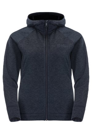 Jack Wolfskin WALDSEE HOODED - Fleecejacke - night blue