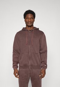 Champion ICONS FULL ZIP HOODIE - Sweatjacke - bordeaux