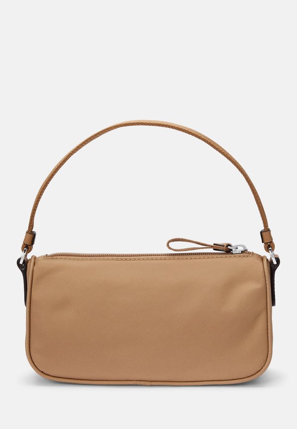 MEDIUM NYLON TOP HANDLE POUCH - Handbag - khaki4