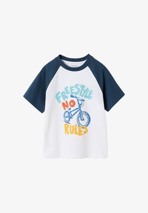 Vertbaudet, MIT RAGLANÄRMELN UND GROSSEM - Print T-shirt - aquamarine