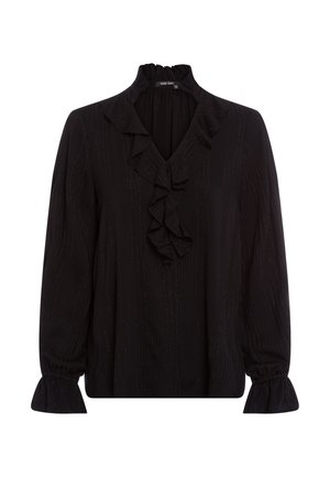 Bluse - black varied